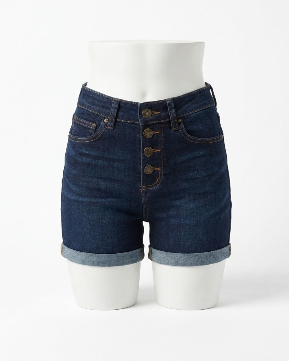 NEW GRACE AND LACE super stretch shorts in dark denim